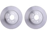 2X Hella 8DD 355 108-731 Disco Freno Asse Posteriore