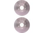 2X Hella 8DD 355 107-131 Disco Freno, Asse Anteriore