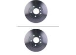 2X Hella 8DD 355 110-811 Disco Freno, Asse Anteriore