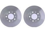 2X Hella 8DD 355 102-241 Disco Freno, Asse Anteriore