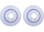 2X Hella 8DD 355 106-661 Disco Freno Asse Posteriore