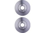 2 Dischi Freno Anteriori Hella Per Ford Tourneo Connect Transit Connect