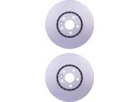 2X Hella 8DD 355 116-181 Disco Freno, Asse Anteriore