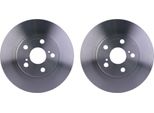 2X Hella 8DD 355 110-911 Disco Freno Asse Posteriore
