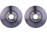 2X Hella 8DD 355 116-761 Disco Freno Asse Anteriore