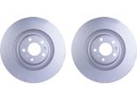 2X Hella 8DD 355 109-851 Disco Freno, Asse Anteriore