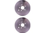 2X Hella 8DD 355 116-421 Disco Freno Asse Posteriore