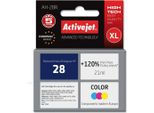 Activejet AH-28R Ink (Replacement For Hp 28 C8728A; Premium; 21 Ml; Color)