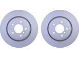 2X Hella 8DD 355 111-961 Disco Freno Asse Posteriore