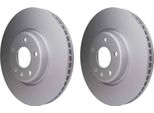 2X Hella 8DD 355 117-191 Disco Freno, Asse Anteriore