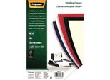 Fellowes 5373702 Fellowes Delta Foglio Di Copertura, Struttura In Pelle, Din A4, Rosso