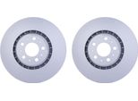 2X Hella 8DD 355 110-591 Disco Freno, Asse Anteriore