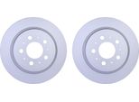 2X Hella 8DD 355 107-091 Disco Freno Asse Posteriore