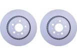 2X Hella 8DD 355 110-611 Disco Freno Asse Posteriore