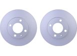2X Hella 8DD 355 100-191 Disco Freno, Asse Anteriore