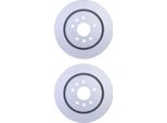 2 Dischi Freno Posteriori Hella Per Cadillac Chevrolet Fiat Holden Opel Saab