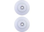 2X Hella 8DD 355 123-271 Disco Freno Asse Posteriore