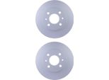 2 Dischi Freno Posteriori Hella Per Abarth Alfa Romeo Fiat Ford Lancia