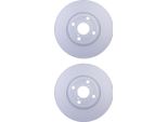 2X Hella 8DD 355 110-451 Disco Freno, Asse Anteriore