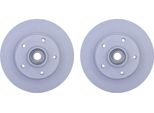 2X Hella 8DD 355 123-311 Disco Freno Asse Posteriore