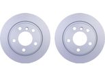 2X Hella 8DD 355 129-731 Disco Freno Asse Posteriore