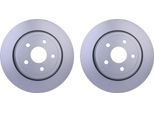 2X Hella 8DD 355 125-141 Disco Freno Asse Posteriore