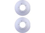 2X Hella 8DD 355 125-111 Disco Freno, Asse Anteriore