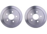 2X Hella 8DD 355 117-101 Disco Freno Asse Posteriore