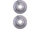 2X Hella 8DD 355 113-681 Disco Freno Asse Posteriore