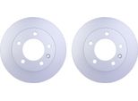 2X Hella 8DD 355 108-291 Disco Freno Asse Posteriore