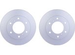 2X Hella 8DD 355 118-631 Disco Freno, Asse Anteriore