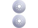 2X Hella 8DD 355 122-231 Disco Freno Asse Posteriore