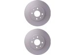 2 Dischi Freno Anteriori Hella Per Alfa Romeo Fiat Lancia 145
