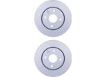 2X Hella 8DD 355 112-311 Disco Freno, Asse Anteriore