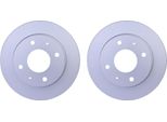 2X Hella 8DD 355 111-531 Disco Freno Asse Posteriore