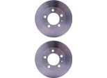 2X Hella 8DD 355 117-121 Disco Freno, Asse Anteriore