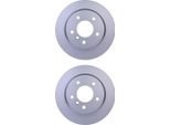 2X Hella 8DD 355 127-271 Disco Freno Asse Posteriore