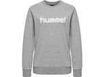 Hummel Go Cotone Logo Felpa Donna, Xs