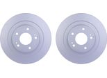 2X Hella 8DD 355 120-431 Disco Freno Asse Posteriore