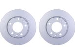 2X Hella 8DD 355 120-581 Disco Freno Asse Posteriore