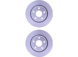 2X Hella 8DD 355 122-681 Disco Freno, Asse Anteriore