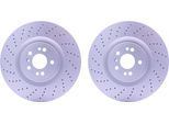 2X Hella 8DD 355 125-041 Disco Freno, Asse Anteriore