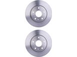 2X Hella 8DD 355 116-771 Disco Freno, Asse Anteriore