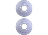 2X Hella 8DD 355 117-011 Disco Freno Asse Posteriore