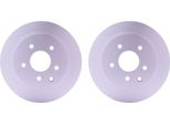 2X Hella 8DD 355 118-711 Disco Freno Asse Posteriore