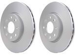 2X Hella 8DD 355 112-581 Disco Freno, Asse Anteriore