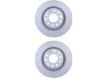 2 Dischi Freno Posteriori Hella Per Audi Byd A6 C6