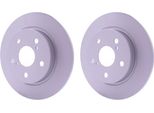 2 Dischi Freno Posteriori Hella Per Toyota Auris Corolla