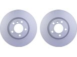 2X Hella 8DD 355 119-561 Disco Freno, Asse Anteriore