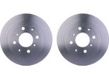 2X Hella 8DD 355 117-871 Disco Freno Asse Posteriore